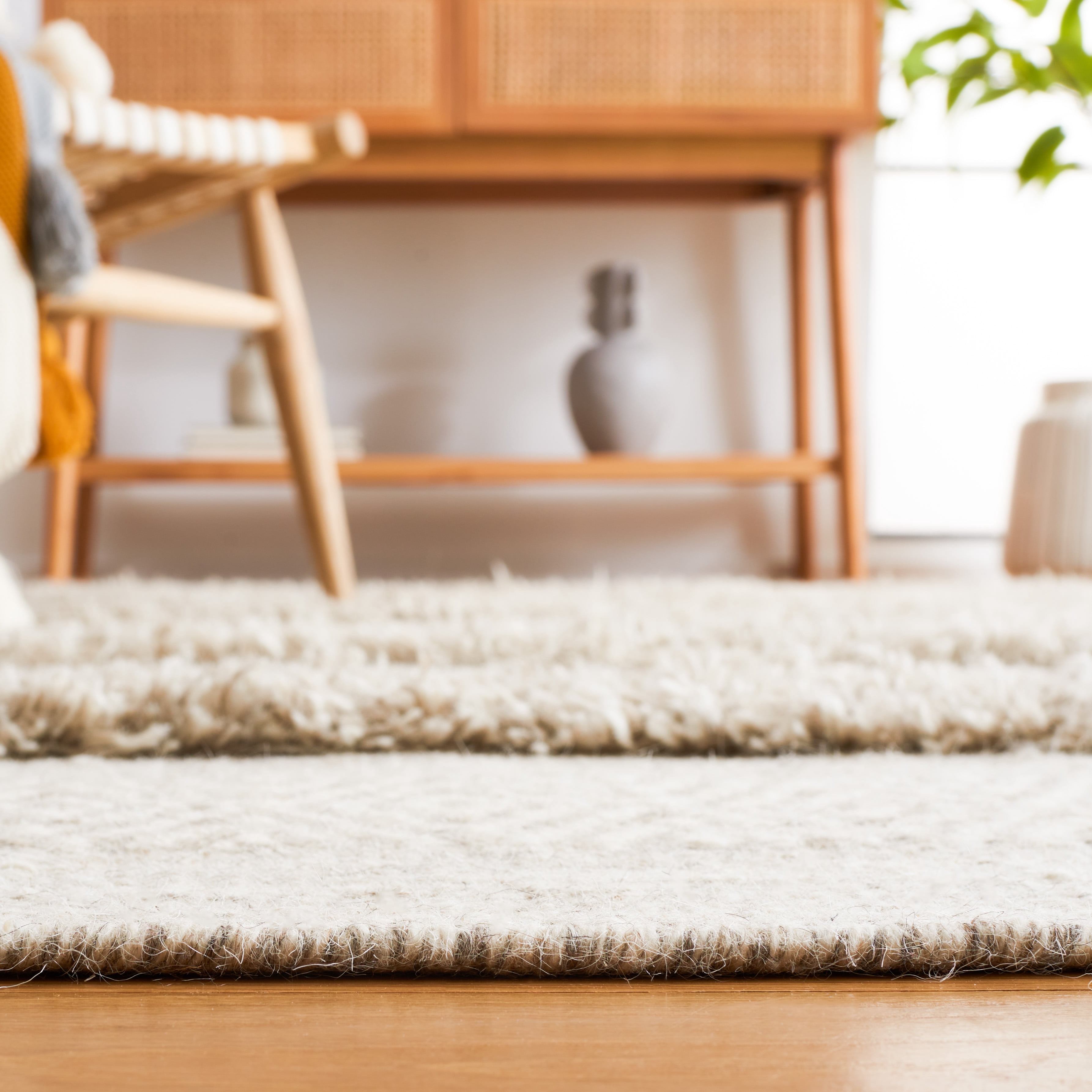 SAFAVIEH Vermont Zavier Stripe Area Rug, Beige/Grey, 8' x 10'