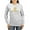Ash Gray, variant on CafePress - Delta Tau Delta Gold Stacked Signature Long Sleeve T Shirt - Women's Long Sleeve Graphic Casual T-Shirt