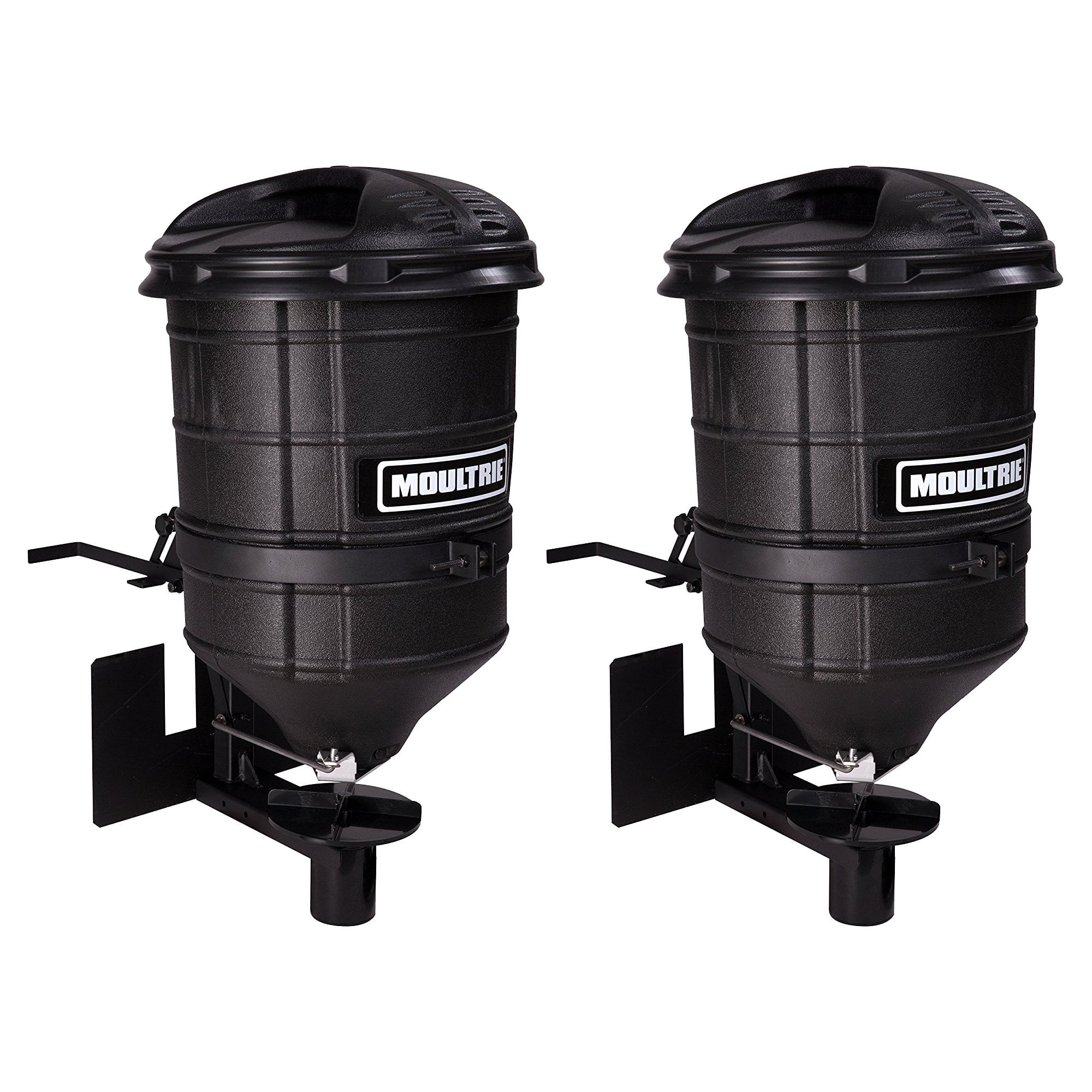 Moultrie Manual Gate ATV 100 Pound Food Plot Seed Spreader, 2 Pack