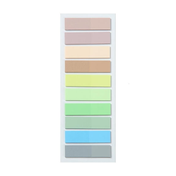 Colourful Index Tabs Translucence Sticky Note Adhesive Sticky Pad Memos Pad