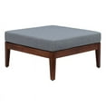 thumbnail image 1 of Linon Morningside Ottomane d'Extérieur en Bois d'Acacia avec Coussins Gris en Noyer, 1 of 8