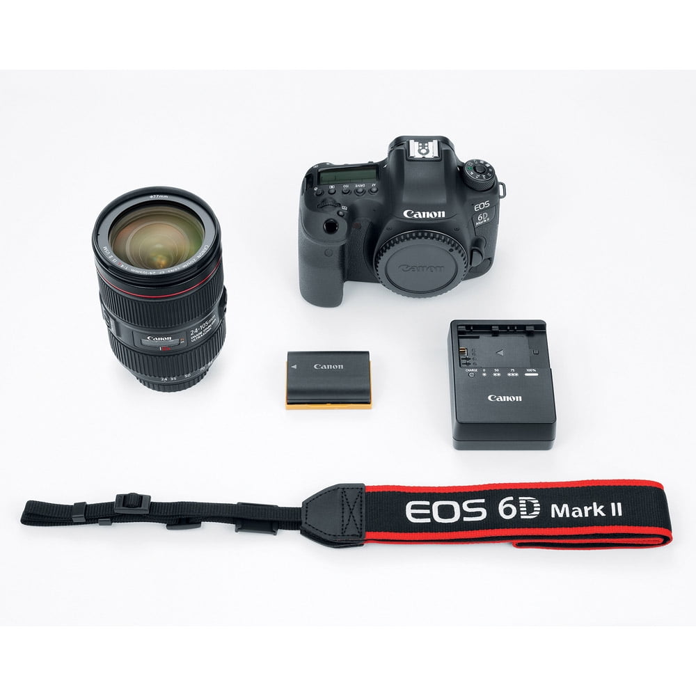Canon EOS 6D Mark II Full Frame DSLR Camera with EF 24-105mm