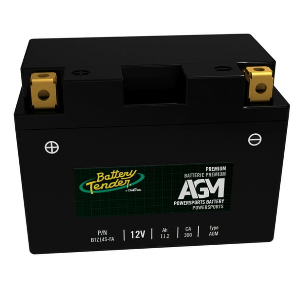 Battery Tender AGM Motorcycle Battery Absorbent Glass Mat Battery for