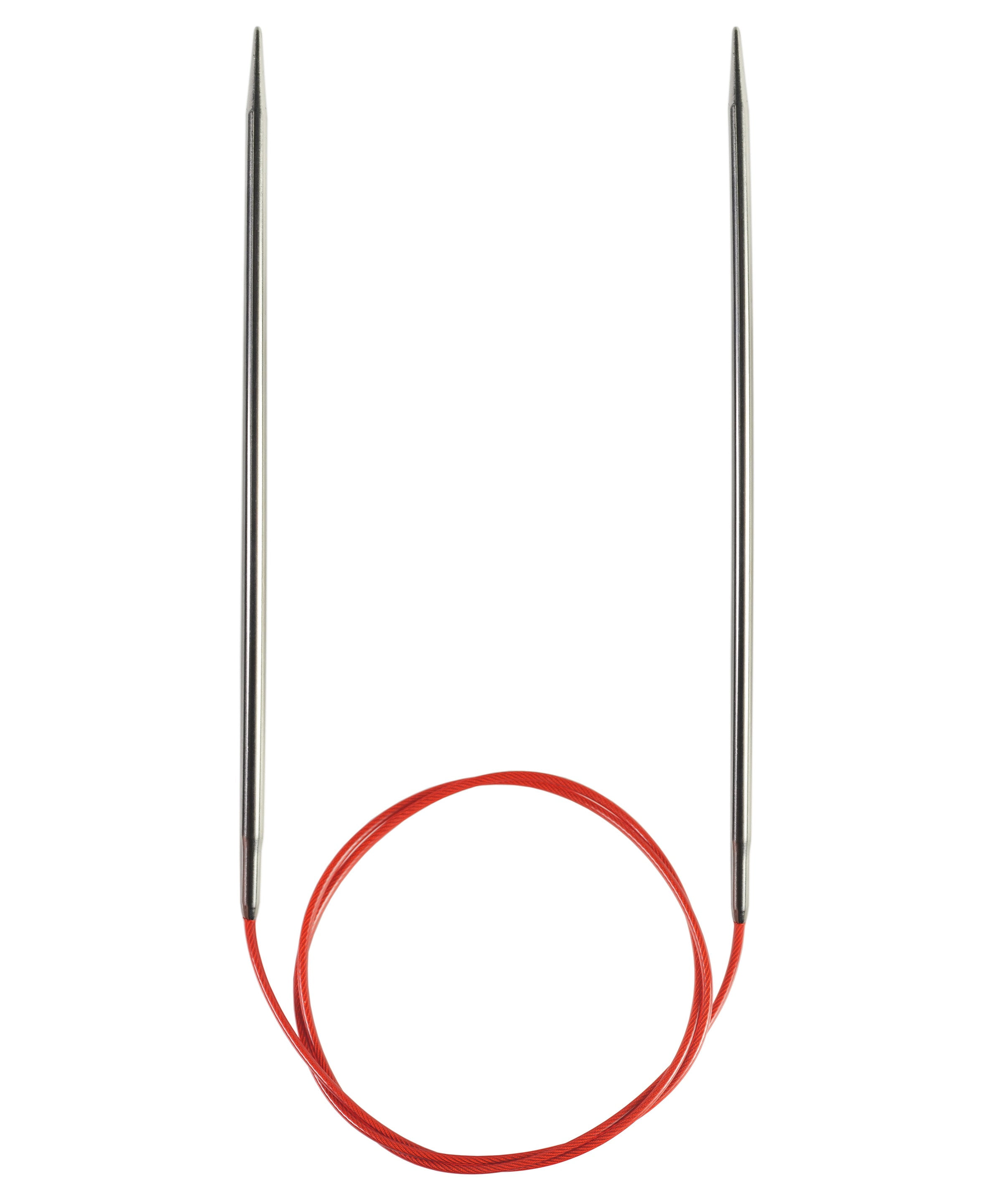 ChiaoGoo 60 Inch Red Lace Stainless Steel Circular Knitting Needles (Tip Sizes US-0 to US-19)