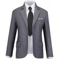 thumbnail image 5 of Boys Formal Suit Set 4 Pieces Kids Tuxedo Ring Bearer Outfit, 5 of 13