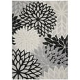 thumbnail image 1 of 8 x 11 ft. Black Gray White Indoor & Outdoor Area Rug, 1 of 1