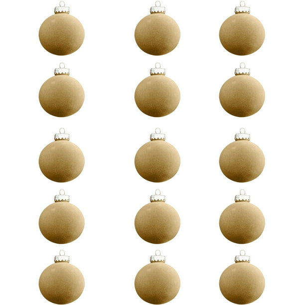 Xihbxyly Bolas Navideñas de Terciopelo, 15 Piezas de Adornos Flocados para Árbol, 8 Cm de Diámetro, Color Marrón, Fáciles de Colgar, Material Plástico Duradero, Decoración Navideña Versátil, para Árb