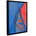 thumbnail image 2 of ArtWall Linda Parker "Red Sails At Sea" Gallery-wrapped Floater-framed Canvas, 2 of 2