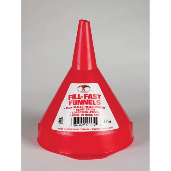 Embudo Little Giant, fácil de llenar, resistente a la corrosión, 473 ml