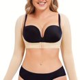 thumbnail image 1 of Gaine de Compression Extensible pour Femmes - Vêtements de Sport Taille Haute pour Entraînement Physique et Récupération Post-Chirurgicale - Ajustable Respirant et Évacuant l'Humidité, Beige Clair, P (4), 1 of 7