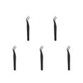 thumbnail image 3 of WORGEOUS 5pcs False Lash Tweezers Eyelash Extension Tweezers Stainless Steel Lash Applicator Tool with Precision Curved Tips for Lash Extensions, 3 of 8