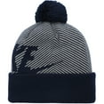 thumbnail image 2 of Men's Nike Navy/Gray Team USA Futura Cuffed Knit Hat with Pom, 2 of 2