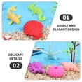 thumbnail image 2 of GOOHOCHY Miniature Figurines Assorted Color 7Pcs 2.5x1.3In Resin, 2 of 8