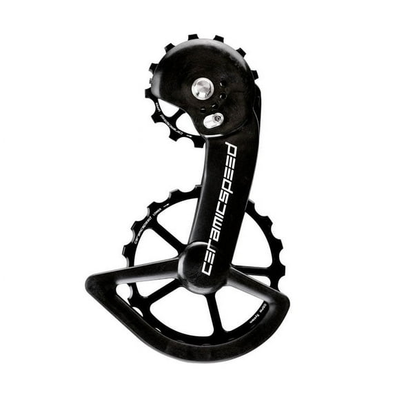 CeramicSpeed OSPW X Pulley Wheel System for Shimano GRX/RX 2x11 - Coated Races, Alloy Pulley, Carbon Cage, Black