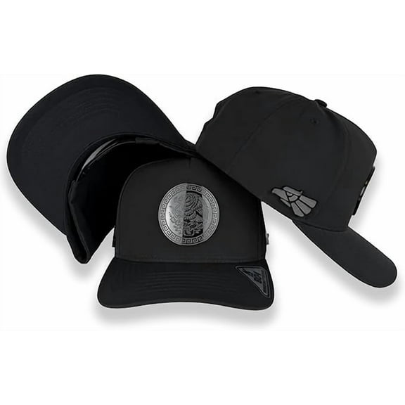 Mexico Eagle Plate Snapback Hat – Flat Bill Adjustable Baseball Cap for Men and Women, Mexican Heritage Streetwear