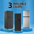thumbnail image 7 of TACOOL 5.0 Cu.ft Double Door Mini Fridge with Top Freezer Compact Refrigerator for Home, Grey, New, 7 of 7