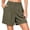 Army Green, variant on Shorts for Women 2026 Summer Elastic High Waist Wide Leg Dressy Casual Office Work Shorts with Pockets