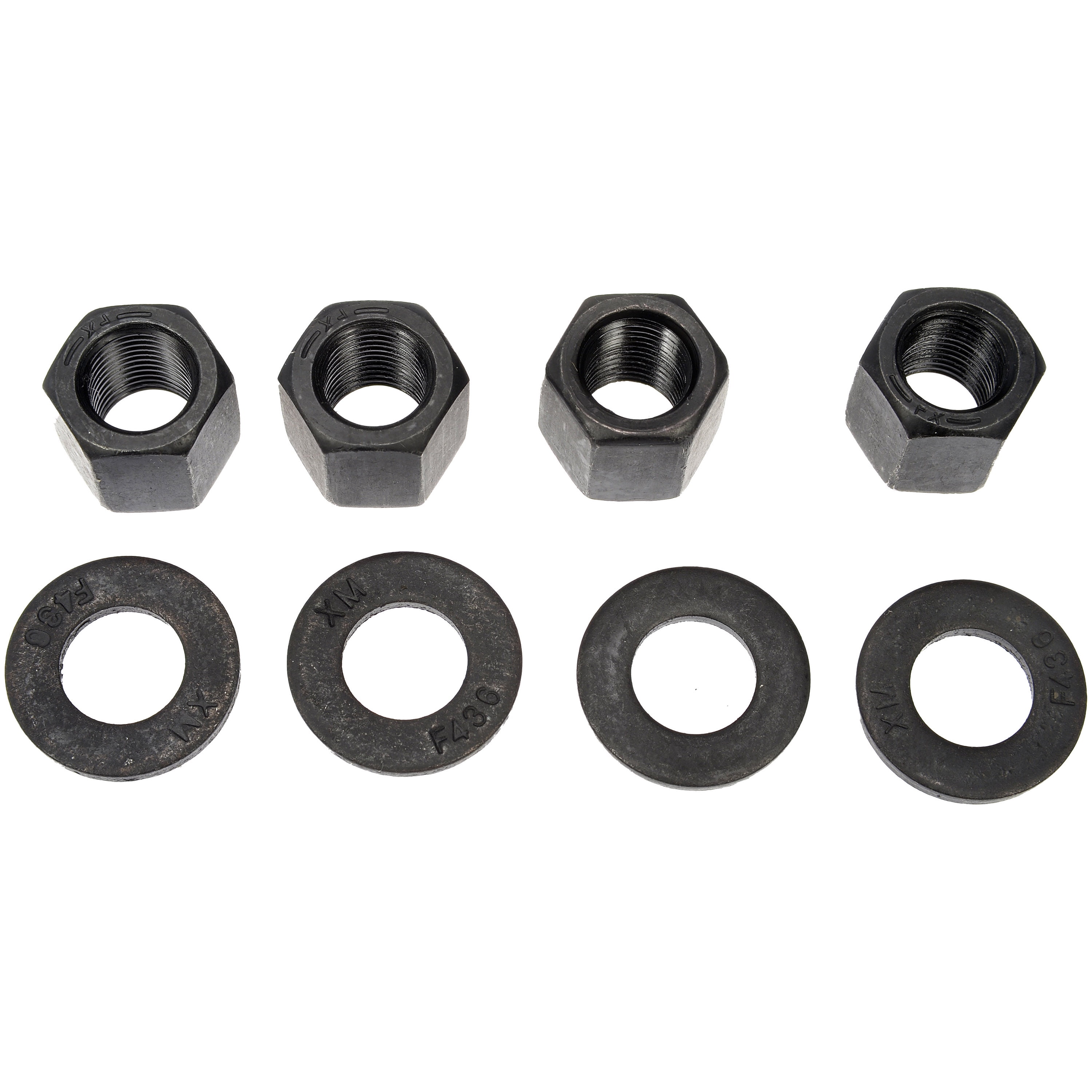 Dorman 929-826 Front Leaf Spring Axle U-Bolt Kit for Specific Jeep Models, Semi-Gloss Black