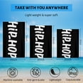 thumbnail image 5 of GZHJMY Beach Towel for Women Girls, Hip-hop Hand Drawn Lettering Bath Towel, Oversized Lightweight Sport Towel, 31x51 Inch, 5 of 7