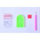thumbnail image 2 of JM 8 piezas 5D Navidad 5D diamante pintura DIY llaveros doble cara punteado diamante acrílico llaveros (estilo 1) JM, 2 of 4
