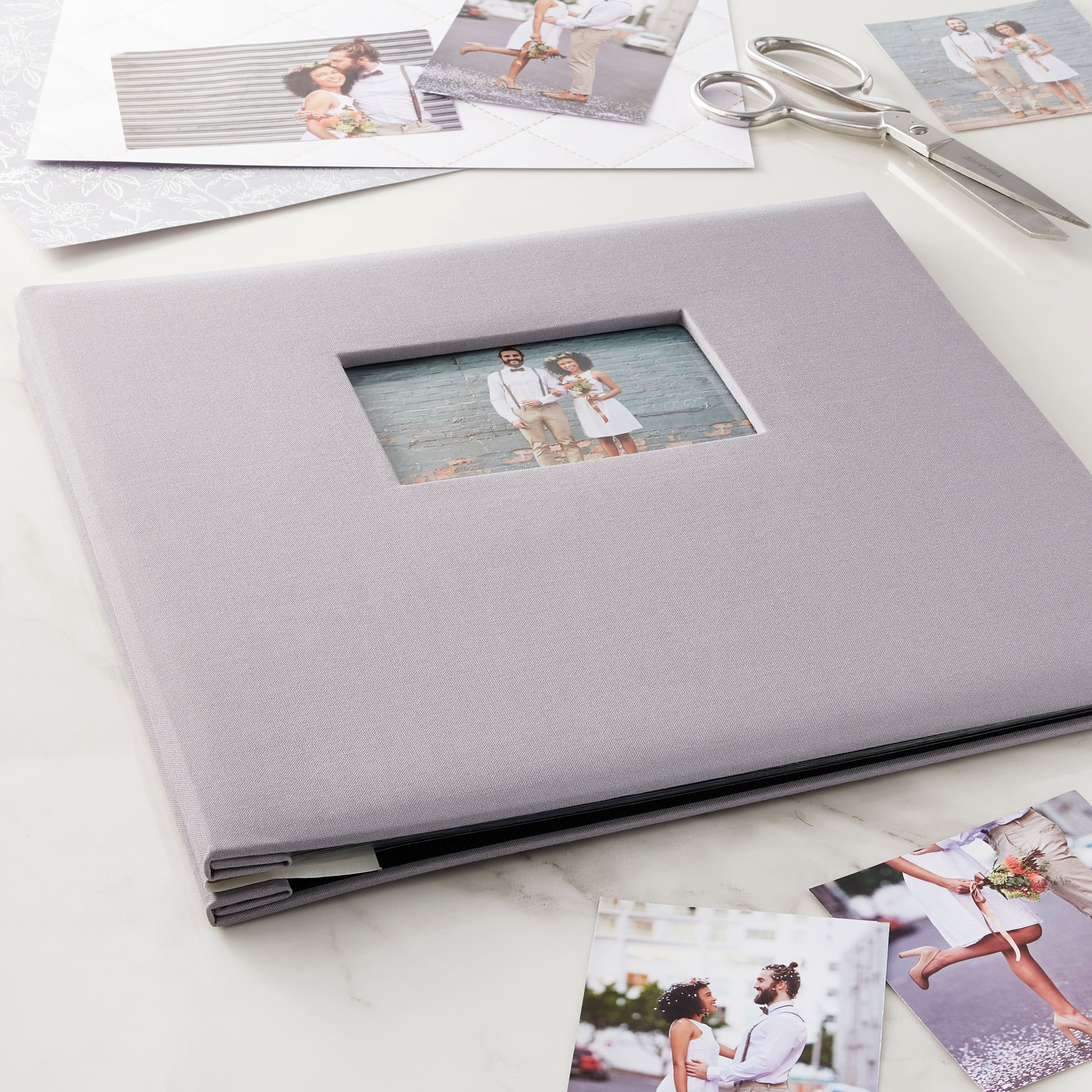 Recollections Gray Scrapbook Album