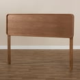 thumbnail image 5 of Baxton Studio Mailene Mid-Century Modern Walnut Brown Finished Wood Full Size Headboard, 5 of 8