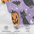 thumbnail image 5 of Yayeee 100% Cotton Hand Towels for Bathroom 16" x 28" Soft Absorbent Kitchen Towel, Halloween Cats, 5 of 7