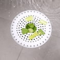 thumbnail image 6 of Bathtub Drain Hair Catcher, Silicone Collapsible Drain Protector for Pop-Up and Regular Drains of Shower, Tub, Bathroom, Sink, Snow, 6 of 9