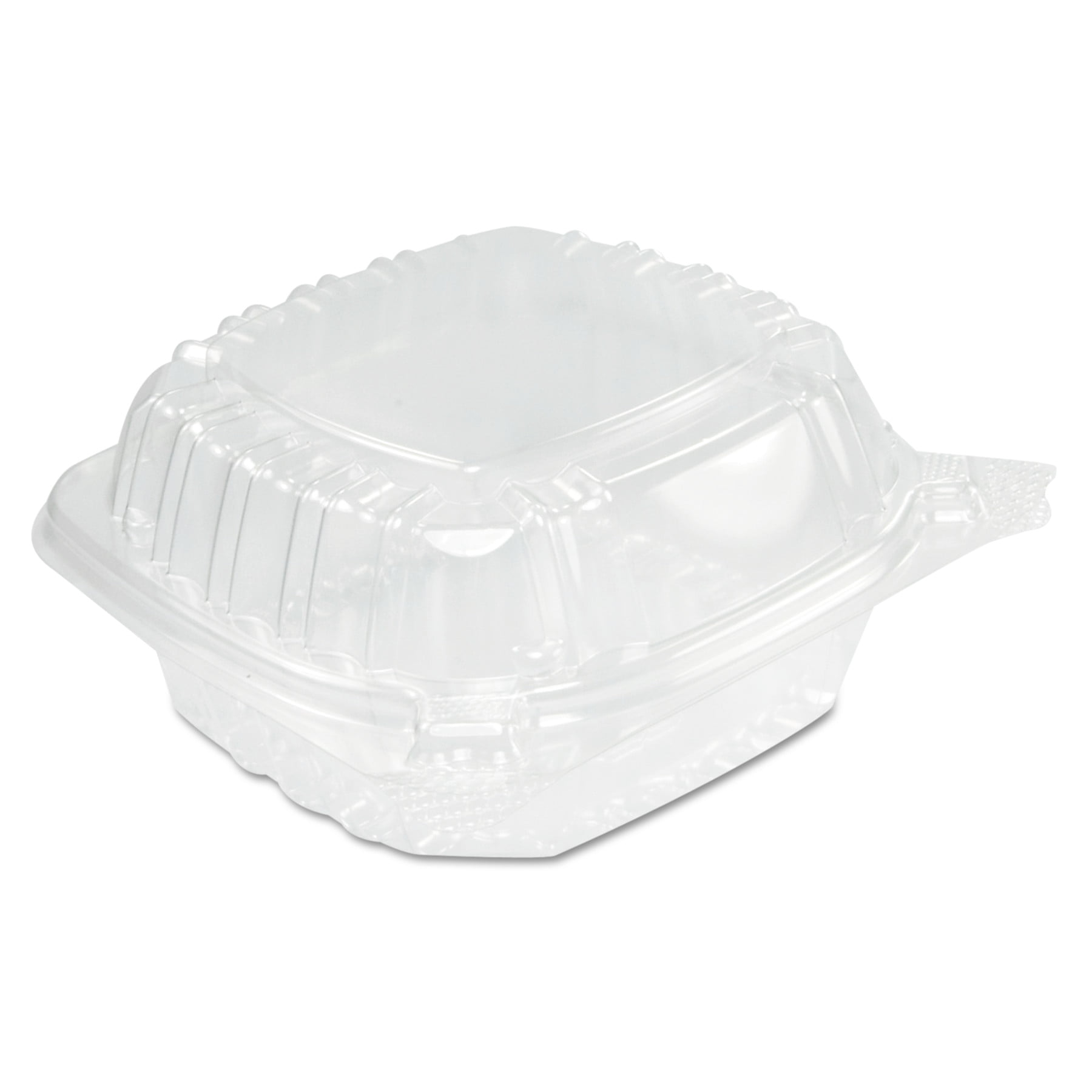 Dart ClearSeal HingedLid Plastic Containers, Sandwich