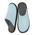 thumbnail image 2 of IAUYY Memory Foam House Slippers Suitable for Both Men and Women. Comfortable, Anti-Slip Plush Flat-Bottomed Slippers The Best Holiday Gift Minimalist Light Blue, 2 of 9