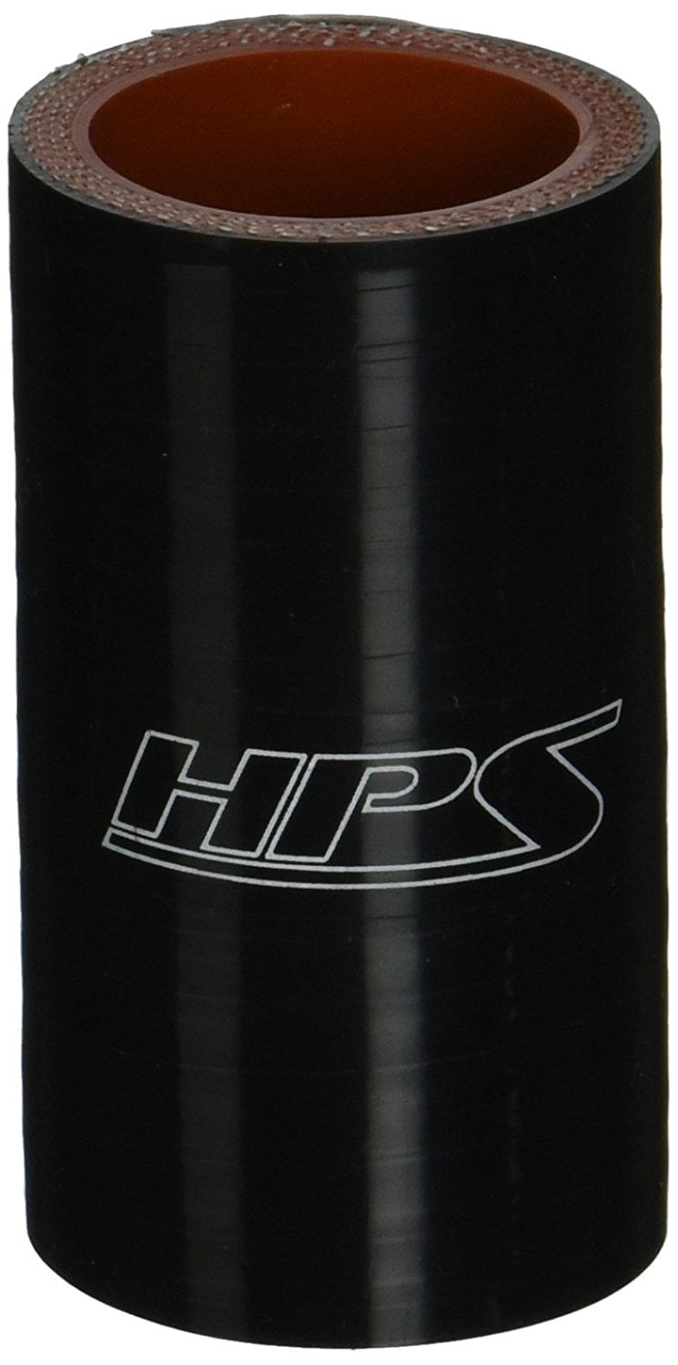 3 Length 100 PSI Maximum Pressure HPS HTSC-125-BLK Silicone High Temperature 4-Ply Reinforced Straight Coupler Hose Black 1.25 ID 