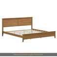thumbnail image 5 of Modern Solid Wood King Size Platform Bed with Sturdy Wooden Slats Support,No Box Spring Needed, Seadrift, 5 of 8