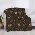 thumbnail image 3 of Fotbe Boho Owl Manta de Franela con Estampado, Manta Ultrasuave para Cama, Sofá, Auto, Hipoalergénica y Antibolitas-60"x50", 3 of 6
