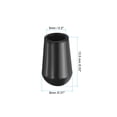 thumbnail image 2 of REGALWOVEN 50Pcs Kitchen Sink Rack Feet, Plastic Protective Feet for Sink Rack Grid, Black 5 x 8mm, 2 of 6