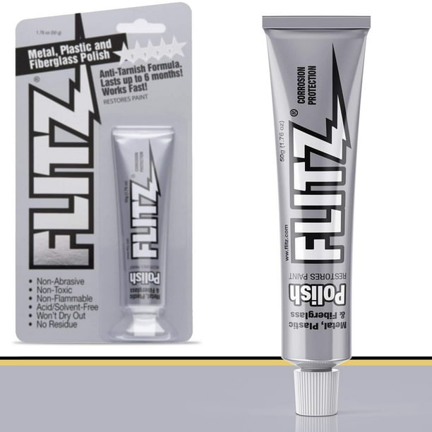Flitz MultiPurpose Polish and Cleaner Paste for Metal, Plastic