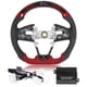 thumbnail image 2 of Volante LED de fondo plano, Volante LED rojo de fibra de carbono Volante LED Volante de fibra de carbono Características mejoradas, 2 of 9