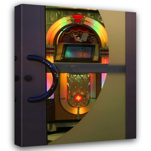 Scott Larson 15x18 Gallery Wrapped Canvas Wall Art Titled - Juke Box III
