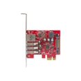 thumbnail image 3 of StarTech.com 3 Port PCI Express USB 3.0 Card + Gigabit Ethernet - Fits Standard & Low-Profile PCs - UASP Supported - Optional SATA Power (PEXUSB3S3GE) - Network / USB adapter - PCIe 2.0 low profile - USB 3.0 x 3 + 1000Base-T x 1, 3 of 6