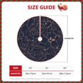 thumbnail image 2 of Haiem Copper-Gold Gloss Outline Flower Pattern Christmas Tree Skirt Merry Christmas Party Christmas Tree Decoration,New Year Decorations-30", 2 of 6
