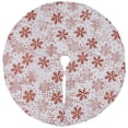 thumbnail image 2 of Northlight Glitter Snowflake Mini Burlap Christmas Tree Skirt - White - 20", 2 of 7