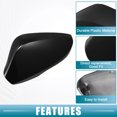 thumbnail image 4 of Cubierta del espejo retrovisor Unique Bargains para Hyundai Elantra 2011-2016 ABS negro 1 par, 4 of 7