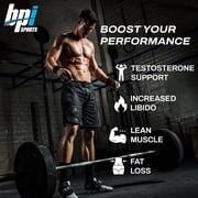 BPI Sports A-HD Elite & Solid Testosterone Booster for Men, Supports Muscle, Strength & Fat Loss, 30 Servings