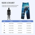 thumbnail image 4 of Rateoe Ice Blue Ocean Cute Dolphin Pattern Men’s Ultra-Soft Comfy Pajama Lounge Pants Sleepwear,Comfortable Lounge Wear,lightweight Pajamas, Casual Home Wear-Small, 4 of 6