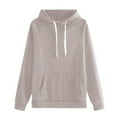 thumbnail image 2 of Karight Hoodies for Women Trendy Loose Comfy Mock Neck Sweatshirt Casual Workout Warm Fleece Pullover Sweatshirts with Pocket, 2 of 4