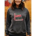 thumbnail image 2 of Joyful Christmas Hoodie for Men Women, Holiday Pullover Hooded Sweatshirt, Cozy Cotton Poly Blend, Festive Winter Outfit, 2 of 5