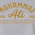 thumbnail image 3 of Muhammad Ali - Boxing Legend - Confidence, Conviction, Dedication... - Juniors Cropped Cotton Blend T-Shirt, 3 of 5