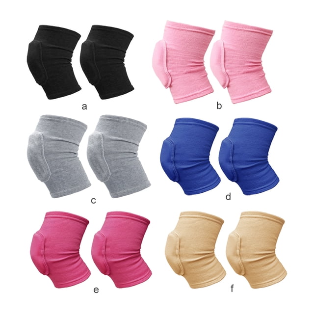 1 Pair Sports Knee Pad Running Fitness Gym Wearable Protective Basketball Kneepad Sleeve Support Soft Protection Brace Protector Skin Color
