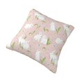 thumbnail image 2 of Rateoe Rabbit Pattern Throw Pillow Cover Premium Pillow Stuffer Sham Square for Decorative Cushion Bed Couch Sofa(Pillow insert not included), 2 of 8