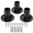 Fit Post 1-7/8'' OD -4pcs, variant on 2rounds Base Bracket Chain Link Fence Flange Holder Heavy Solid Pole Floor For Holding Mailbox Pergola Railing Deck (od 2-3/8'') W