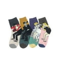 thumbnail image 2 of Women Girl Cartoon Animal Design Lovely Novelty Cute Casual Cotton Socks Gift Idea, 2 of 3